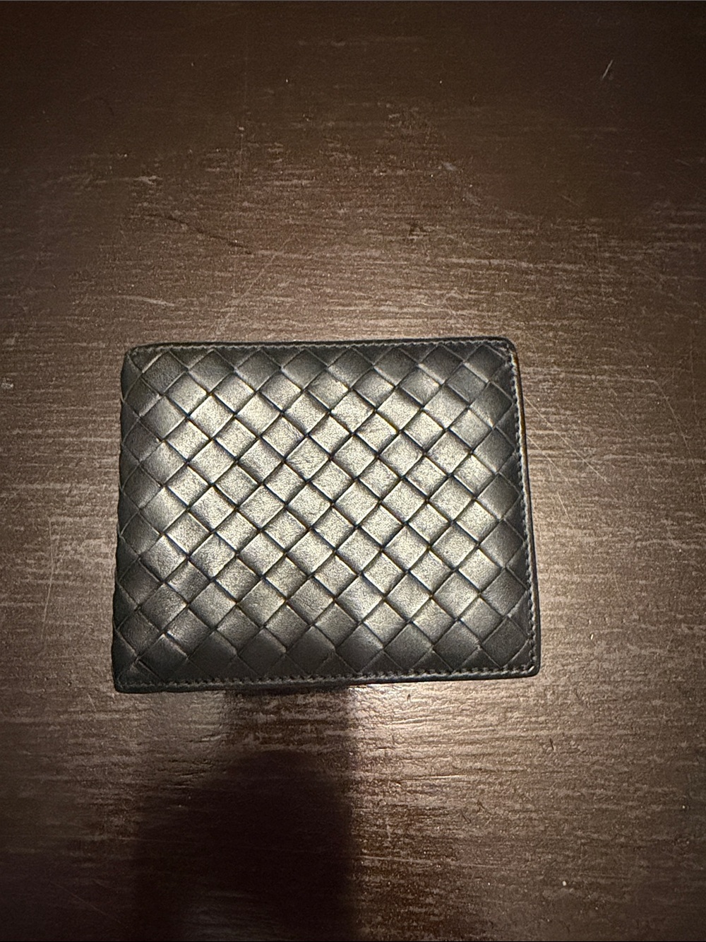 Bottega Veneta Black Intrecciato Leather Card & Key Bifold